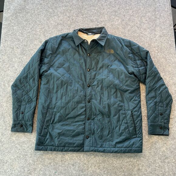 The North Face Fort Point Insulated Quilted Jacket Blue Size XL - Picture 1 of 10